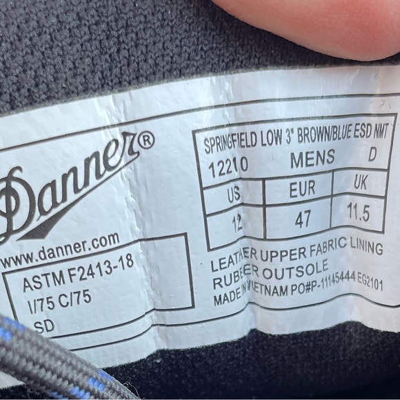 Danner Springfield NMT Low Shoe Size 12 Men’s - Picture 13 of 13